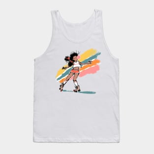 Retro Rollerskater Tank Top